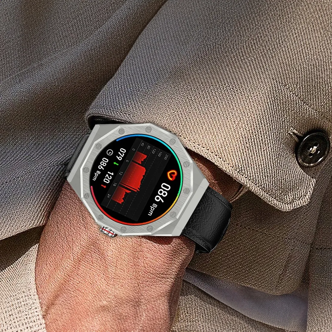 smartwatch-kiano-elegance-srebrny-stan-nowy