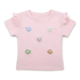 t-shirt-kwiatki-szydelkowe-dziewczynka-wiosna-bawelna-baby-pink-104-cm