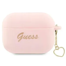 etui-airpods-pro-2-guess-silicone-heart-charm-rozowe