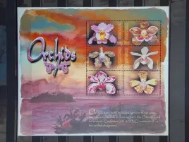 znaczki-flora-kwiaty-orchidea-grenada-czysty-zn42