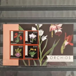 2012-bloczek-flora-kwiaty-orchidee-guyana