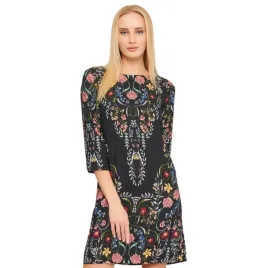 sukienka-damska-desigual-clementine-folk-czarna-prosta
