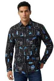 koszula-meska-desigual-damian-czarnaz-z-nadrukiem