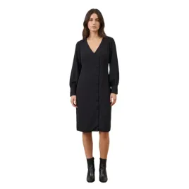 sukienka-damska-sinequanone-rodette-czarna-prosta-przed-kolano