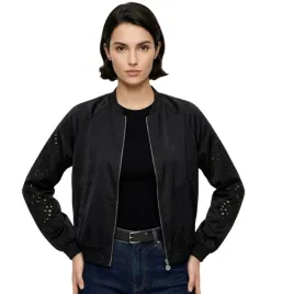 kurtka-damska-bomberka-le-temps-des-cerises-nervi-czarna-przejsciowa