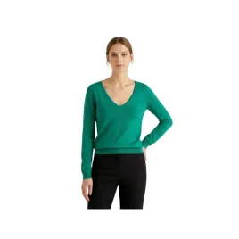 sweter-damska-artlove-rosana-klasyczny-zielont-z-koronka-z-domieszka-welny