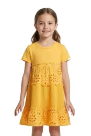 sukienka-dziewczeca-desigual-raquel-zolta-z-falabnami-azurowa