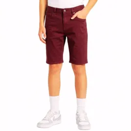 spodenki-chlopiece-element-owen-jeansowe-szorty-burgundowe