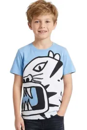 koszulka-chlopieca-desigual-milagrosa-niebieska-z-nadrukiem