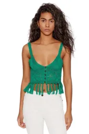 bluzka-damska-desigual-crochet-top-zielony