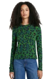 bluzka-damska-desigual-darkling-w-abstrakcyjny-wzor-zielona