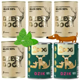 mokra-karma-dla-psa-jelen-400g-100percent-dzik-monoproteinowa-bezzbozowa