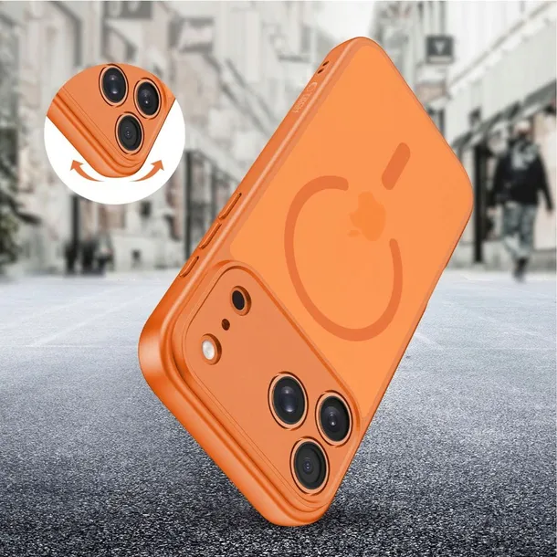 etui-pokrowiec-na-iphone-17-pro-max-basicmag-magsafe-pomaranczowe-funkcje-ladowanie-indukcyjne-magsafe-pochlanianie-wstrzasow
