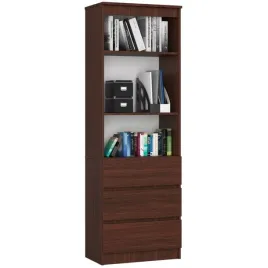 regal-do-salonu-3-szuflady-polki-arlo-60x35x180-cm-wenge-mat-or-tylete
