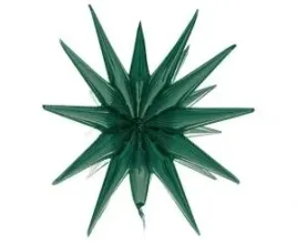 balon-foliowy-gwiazda-3d-zielen-butelkowa-50-x-46cm-fg-g3zb