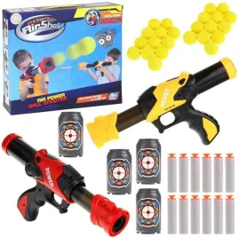 wyrzutnia-pistolet-airgun-piankowe-pilki-strzalki-naboje-miekkie-kulki