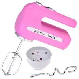 rozowy-interaktywny-mikser-z-dwoma-koncowkami-robot-kuchenny-miska-za5869