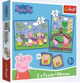 puzzle-2w1-memos-radosne-chwile-swinka-peppa-93331