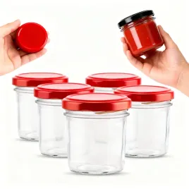120-szt-sloiki-120-ml-z-zakretkami-na-deser-miod-dzem-pasztet-przyprawy