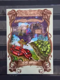 znaczki-fauna-gady-plazy-weze-gwinea-czysty-zn40