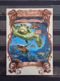 znaczki-fauna-gady-plazy-zolwie-gwinea-czysty-zn40