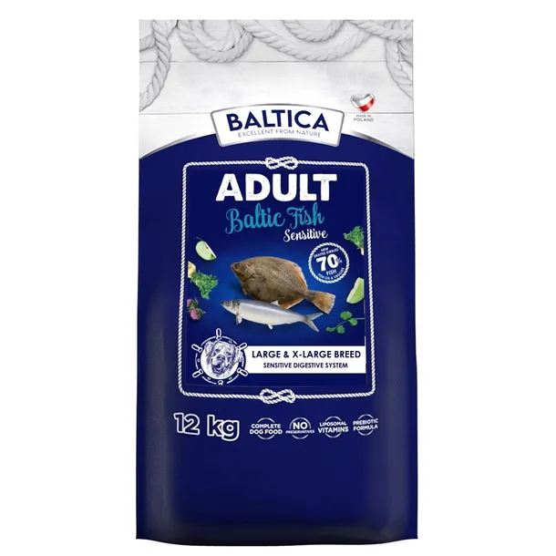 Sucha Karma Dla Psa BALTICA Adult Baltic Fish L/XL 12kg Dla Dużych Ras