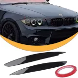 brewki-bmw-e81-e82-e87-e88-na-przednie-lampy-czarny-polysk-2004-2014