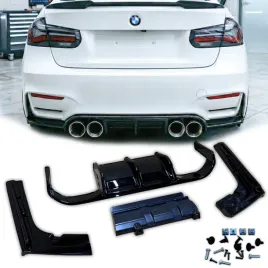 bmw-f30-dyfuzor-zderzaka-m3-style-czarny-polysk-spoiler-dokladka-tylnego