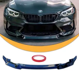 dokladka-zderzaka-bmw-f87-m2-2016-2020-splitter-cs-czarny-polysk