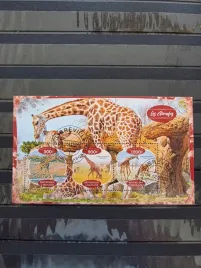 znaczki-fauna-zwierzeta-zyrafy-gabon-kasowany-p24