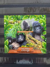 znaczki-fauna-zwierzeta-goryle-mali-kasowany-p24