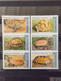 znaczki-fauna-zwierzeta-togo-zolwie-czysty-zn3