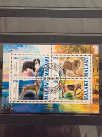 znaczki-fauna-zwierzeta-psy-malawi-kasowany-zn16