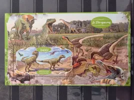 znaczki-zwierzeta-prehistoryczne-dinozaury-gabon-czysty-zn18