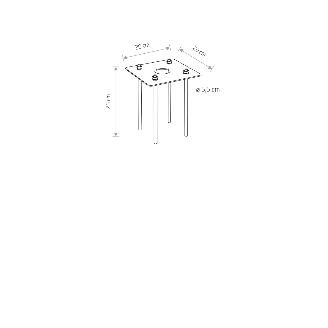nowodvorski-mocowanie-do-lamp-pathway-pathway-foundation-kit-8795