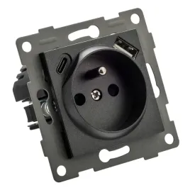 gniazdko-do-ramek-czarne-230v-z-bolcem-usb-usb-c