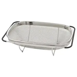 ikea-idealisk-durszlak-stal-nierdz-czarny-34x23-cm