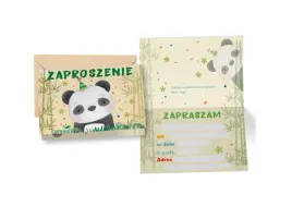 zaproszenia-z-koperta-panda-5-szt