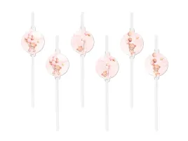 slomki-rozowe-misie-z-balonikami-6-szt