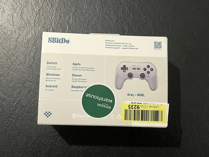 kontroler-bluetooth-8bitdo-pro-2-do-nintendo-switch-pc-steam-deck-szary-stan-powystawowy-kod-producenta-6922621505006