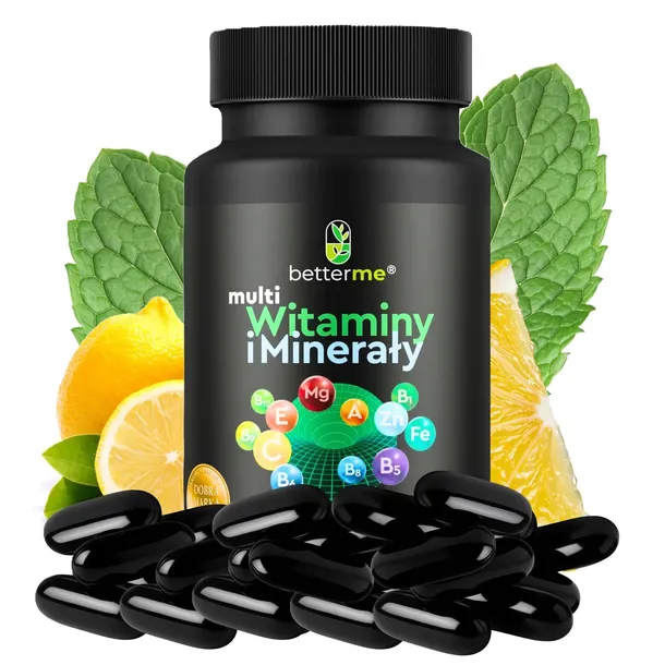 Witaminy i Minerały BetterMe Multi witamina 100% RWS 120kaps