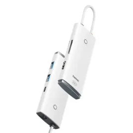 wielofunkcyjny-hub-lite-series-usb-c-2x-usb-pd-hdmi-sd-tf-bialy