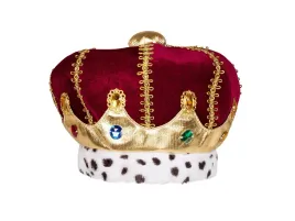 czapka-korona-krola-bordowa-1-szt