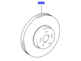 lexus-es2-ux-oryginalna-tarcza-hamulcowa-przod-43512-76010-oe