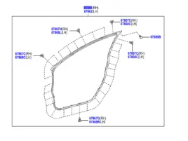 toyota-yaris-uszczelka-drzwi-prawy-przod-67861-0d260-oe
