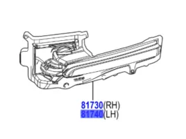 toyota-bz4x-corolla-cross-lewy-kierunkowskaz-lusterko-81740-28020-oe