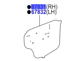 toyota-yaris-wygluszenie-drzwi-przod-67831-0d090-oe