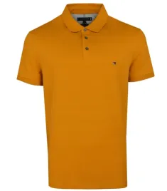 tommy-hilfiger-polo-meskie-slim-pomaranczowe-l