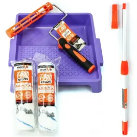 zestaw-malarski-2x-walek-v-pro-nylon-23cm-uchwyt-kij-teleskopowy-kuweta
