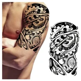 tatuaz-tymczasowy-wodny-robot-biomechanika